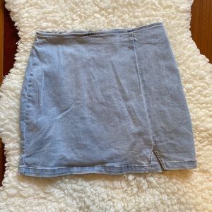 Wild Fable Washed Denim Mini Skirt Size 10